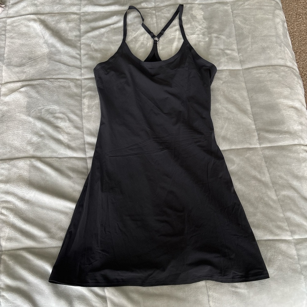 Black Racerback Athletic Dress